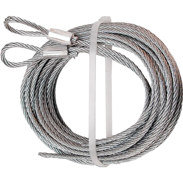 Prime-Line Extension Spring Cable Set, 5/32 in. x 14 ft., Galvanized Carbon Steel (1 Pair) GD 52161 - main